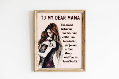 Mother’s Day Appreciation Print, Mother Appreciation Print, Mother’s Day