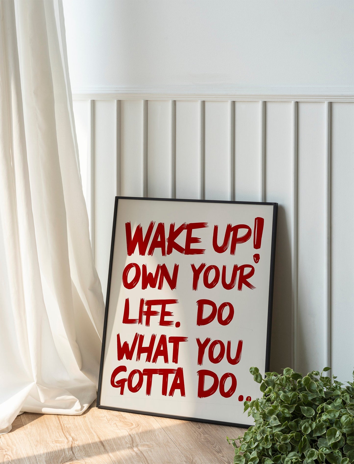 Motivational Art Print, Mental Motivation, Positivity