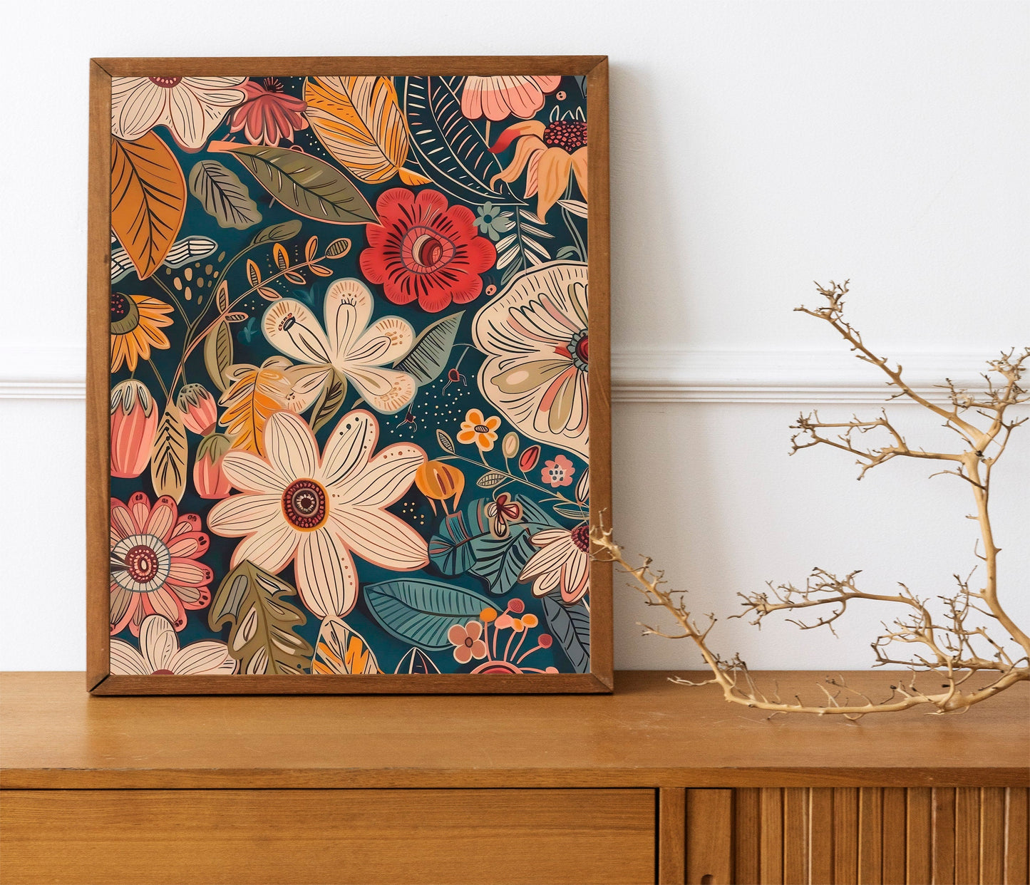 Oil Painting Art Print Of Flowers, Flower Art Print, Fresh Flowers Art Print, Flower Wall Decor