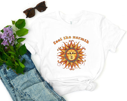 Boho Sun T-Shirt, Feel The Warmth