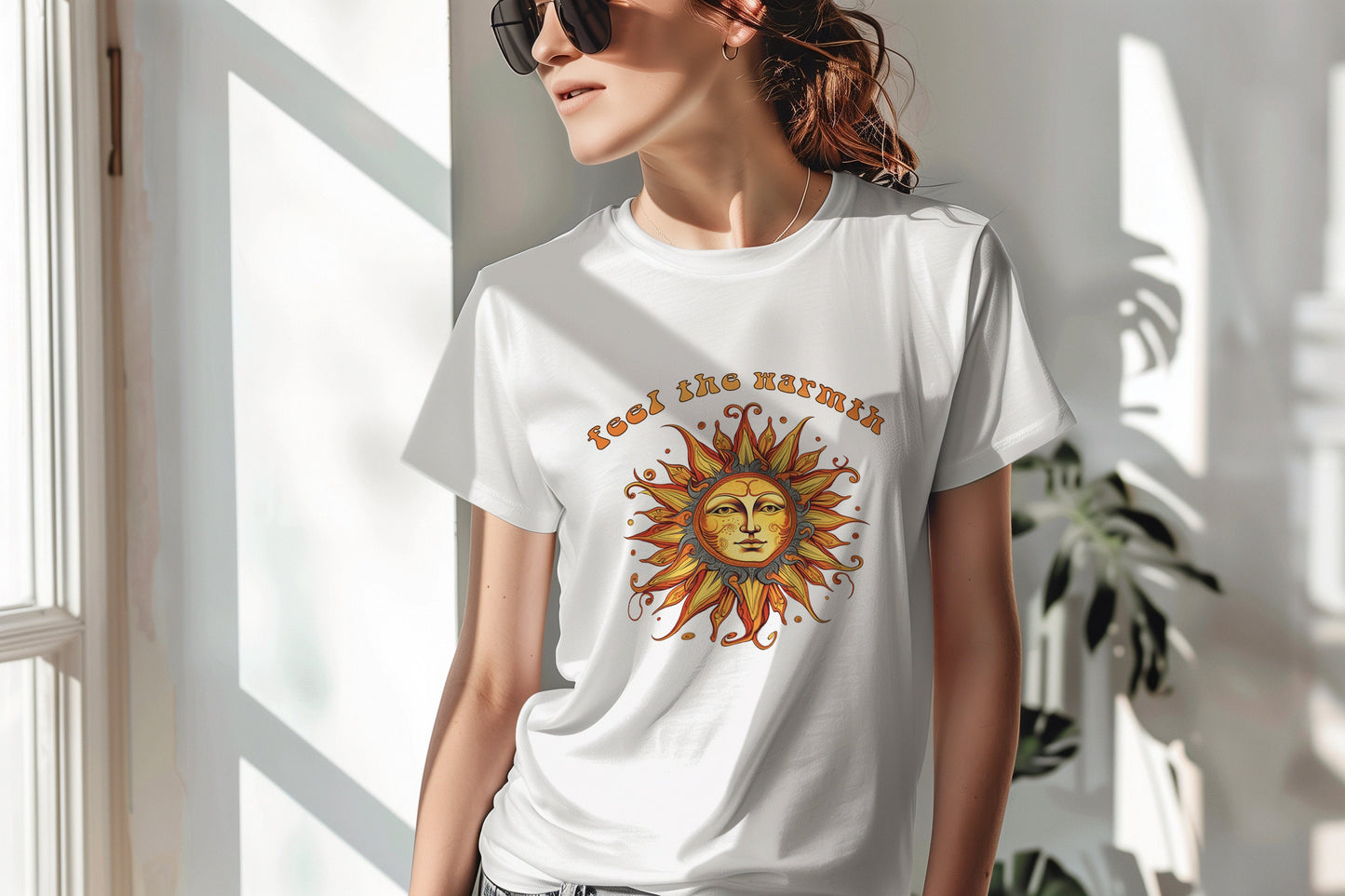 Boho Sun T-Shirt, Feel The Warmth