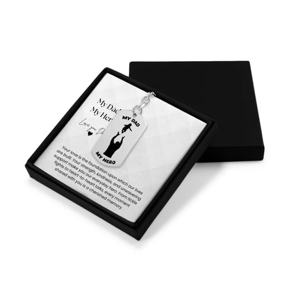 my dad, my hero keychain| fathers day gift | dad gift from child|