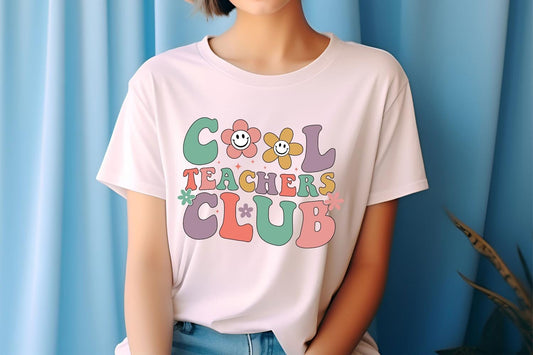 Cool Teachers Club T-Shirt, Teacher Merch