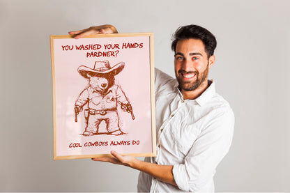 Have You Washed Your Hands, Pardner Country Encouraging Classroom Art, Encouraging Child Art, Classroom Art, Country Art, Country Kids Art