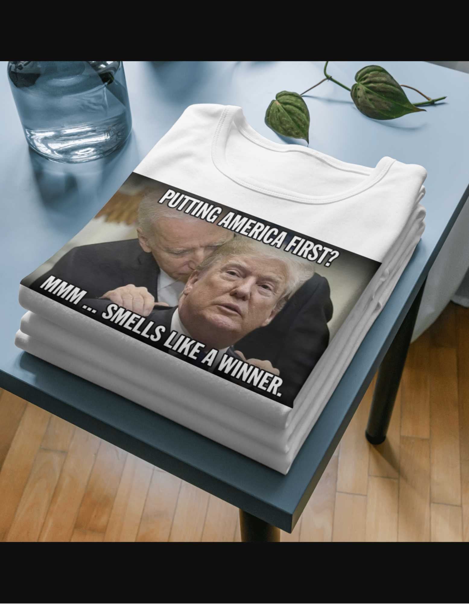 Putting America First??, MMM Smells like Winner, Election Independent President, 2024 Election T-shirt, 2024 Campaign Shirt, American