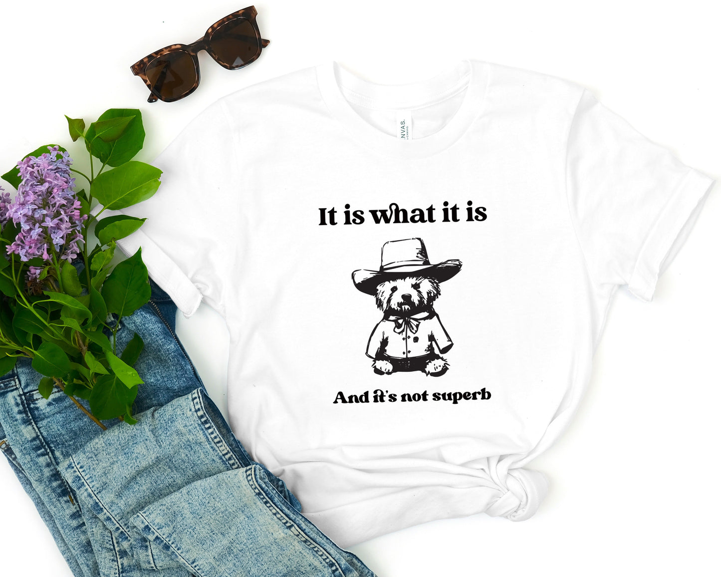 Cowboy Teddy Bear T-Shirt, It Is What It Is