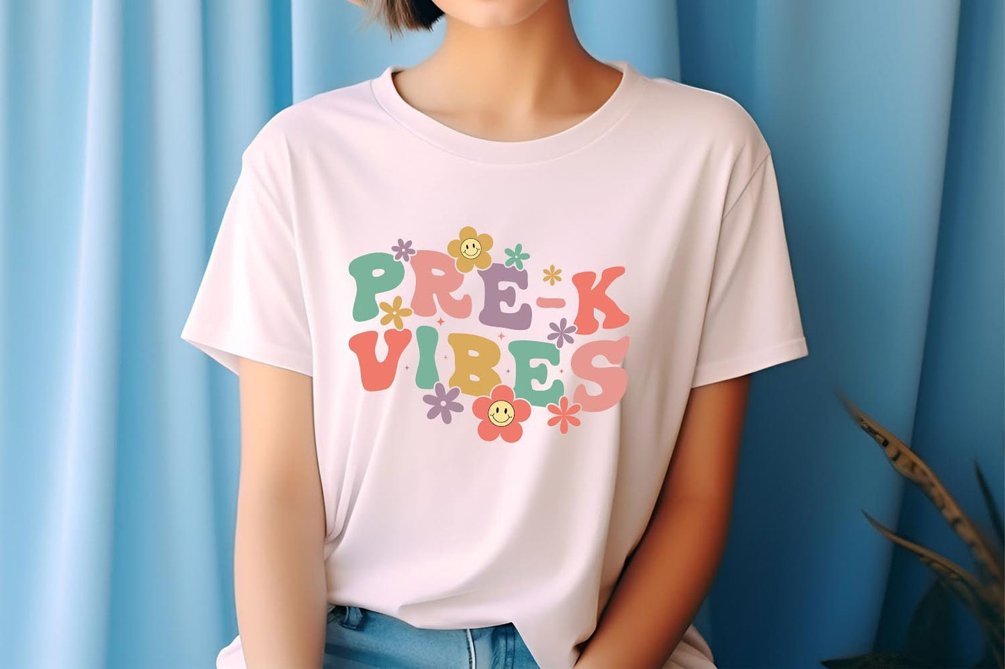 Pre-K Vibes T-Shirt, Teacher Merch