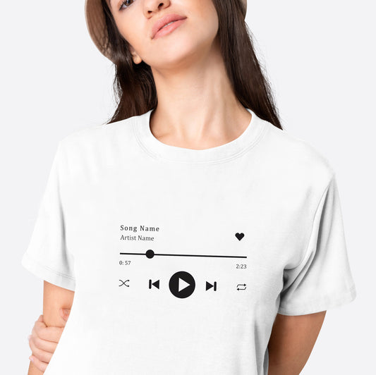 Custom Song Title and Artist Name T-Shirt, Custom Shirt, Music Lover