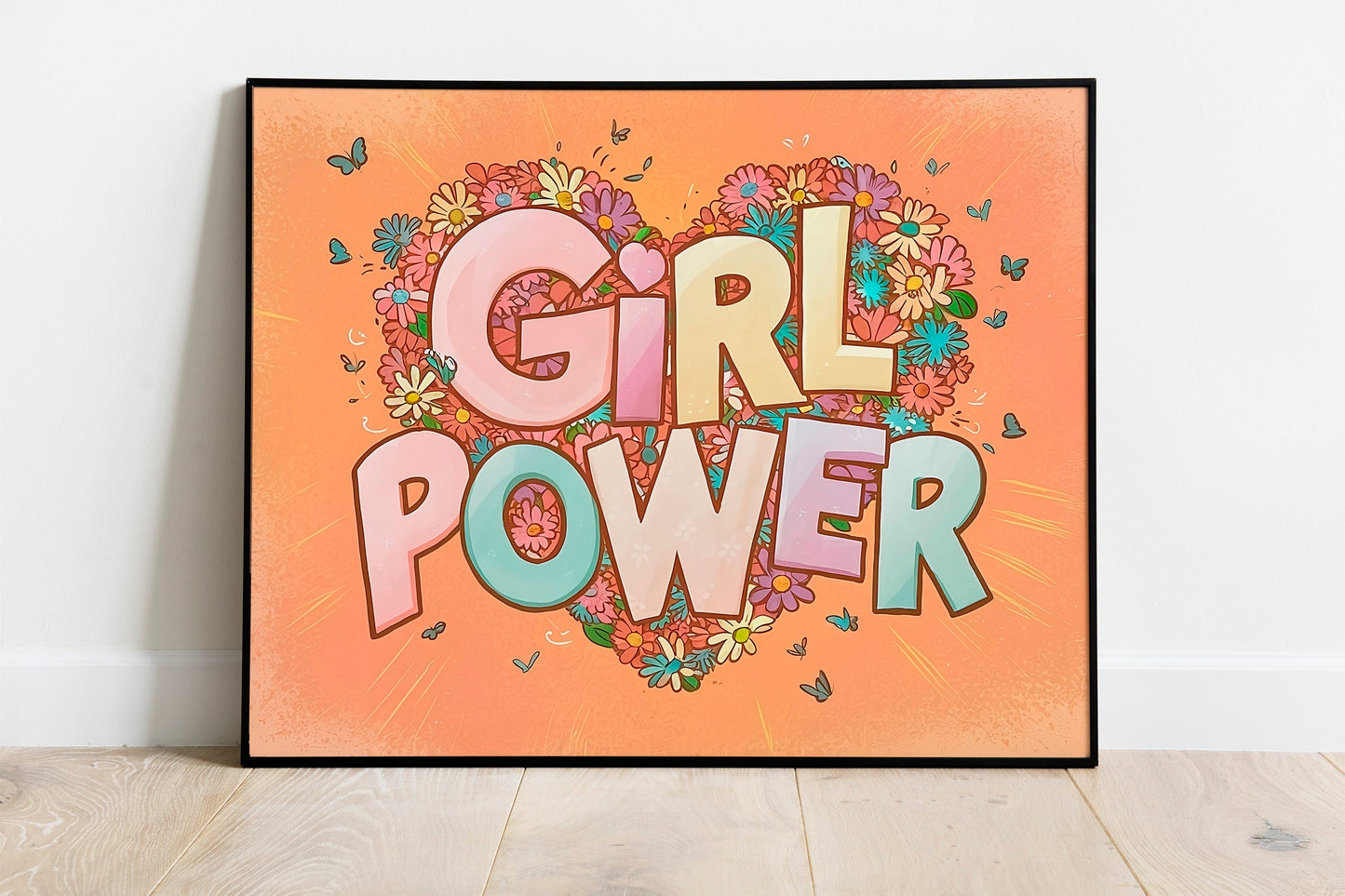 Girl Power Woman Empowerment, Feminism, Woman Encouragement, Encouragement Art Print