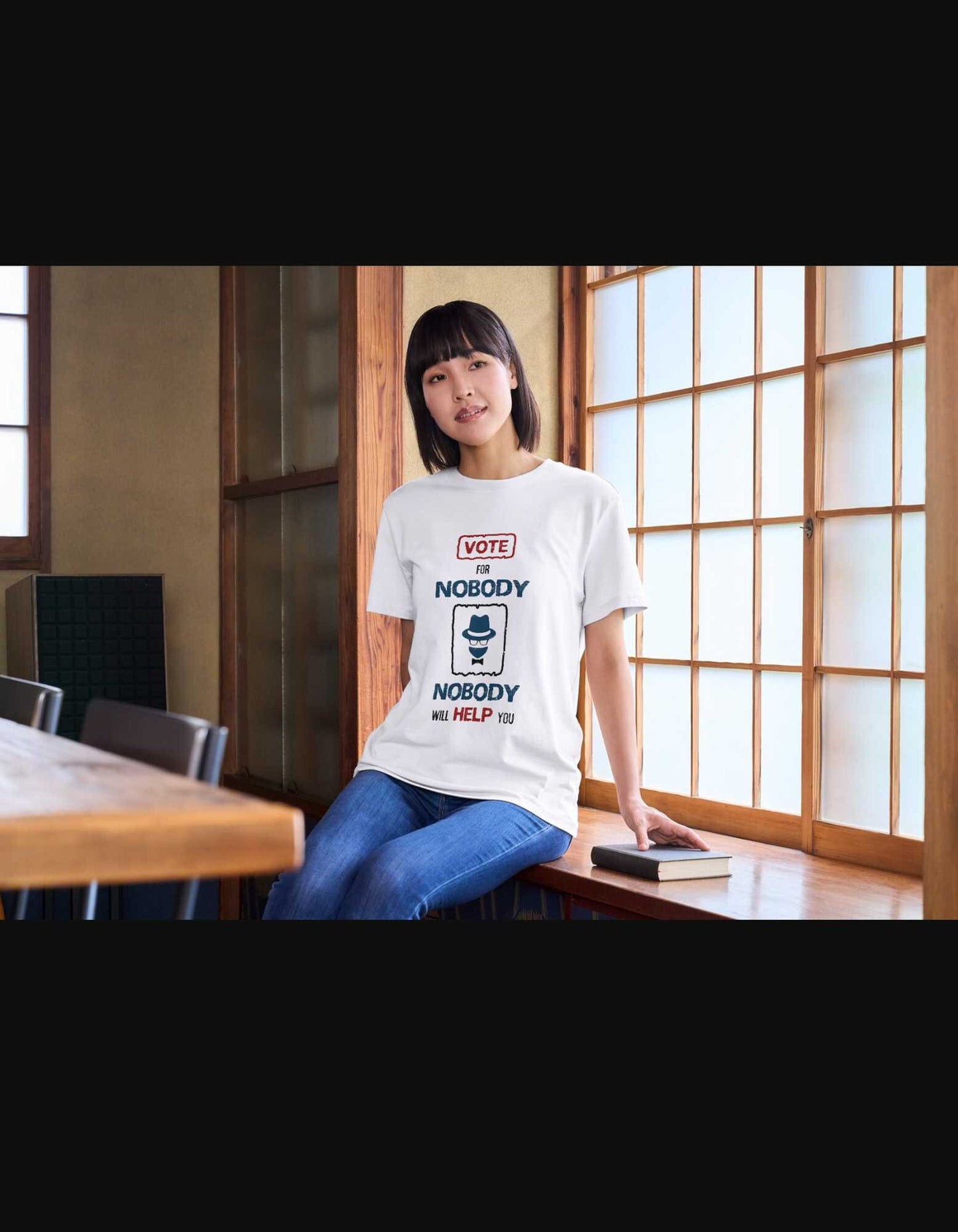 Vote for Nobody - Vote T-shirt 2024 - USA Election Shirt - President Election T-shirt - 2024 Campaign Shirt - American Politics