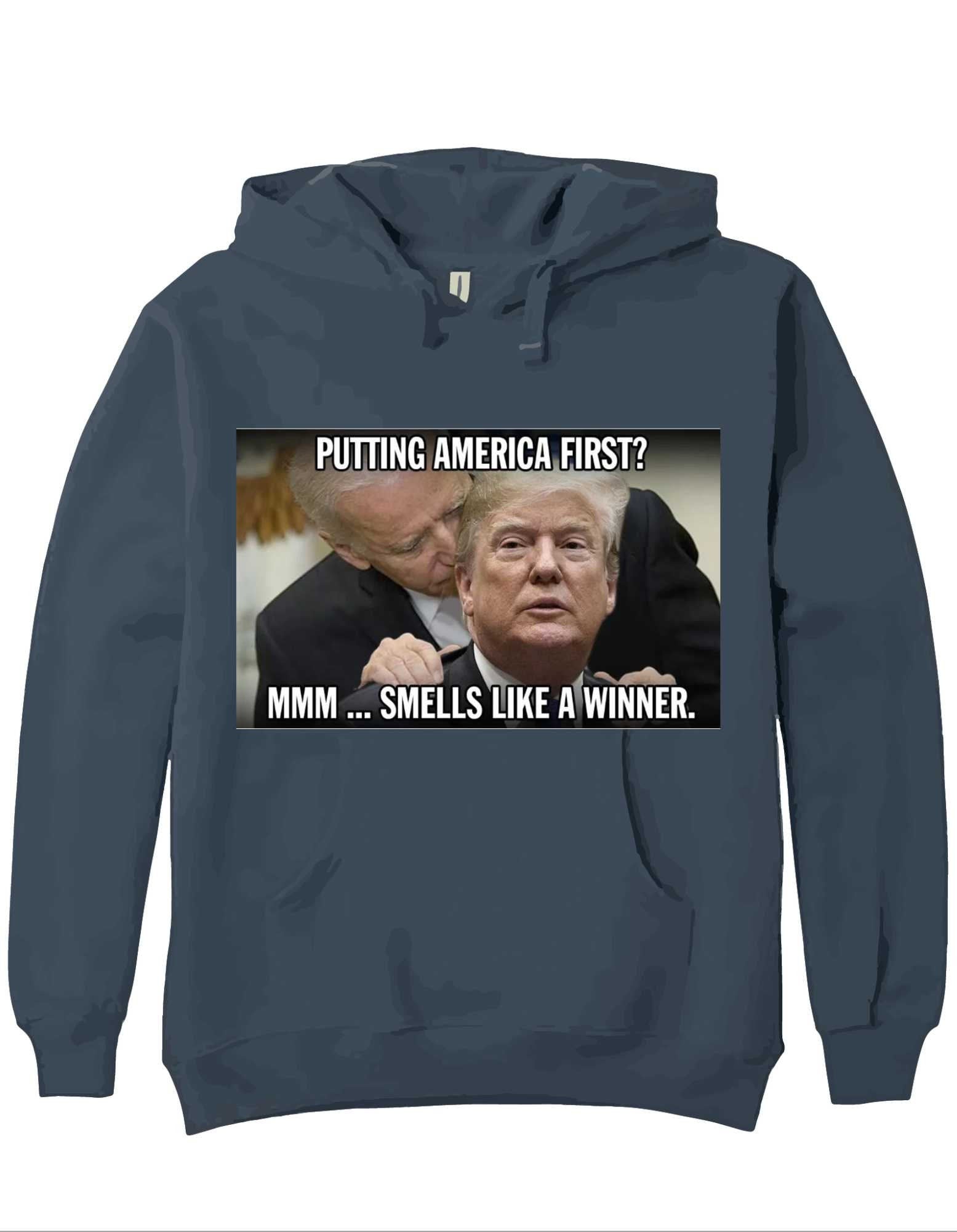 Putting America First??, MMM Smells like Winner, Election Independent President, 2024 Election T-shirt, 2024 Campaign Shirt, American