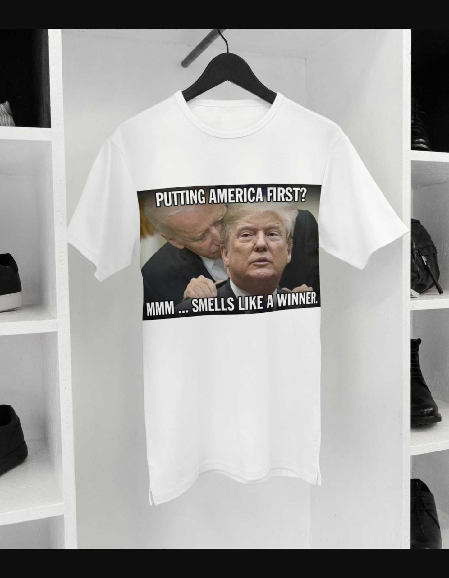 Putting America First??, MMM Smells like Winner, Election Independent President, 2024 Election T-shirt, 2024 Campaign Shirt, American