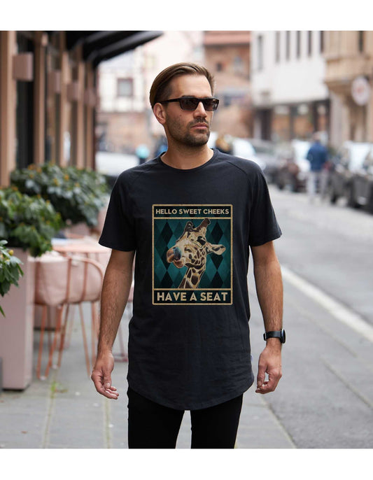 Hello Sweet Cheeks have a seat shirt. Hello Sweet Cheeks shirt, Have a seat shirt
