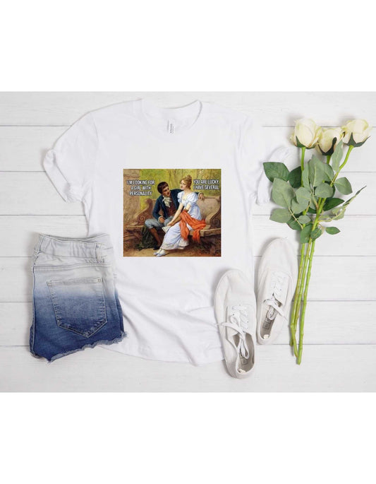 A girl with personality shirt - Victorian Humor Memes Shirt - Cool Design Tshirt - Historian Shirt