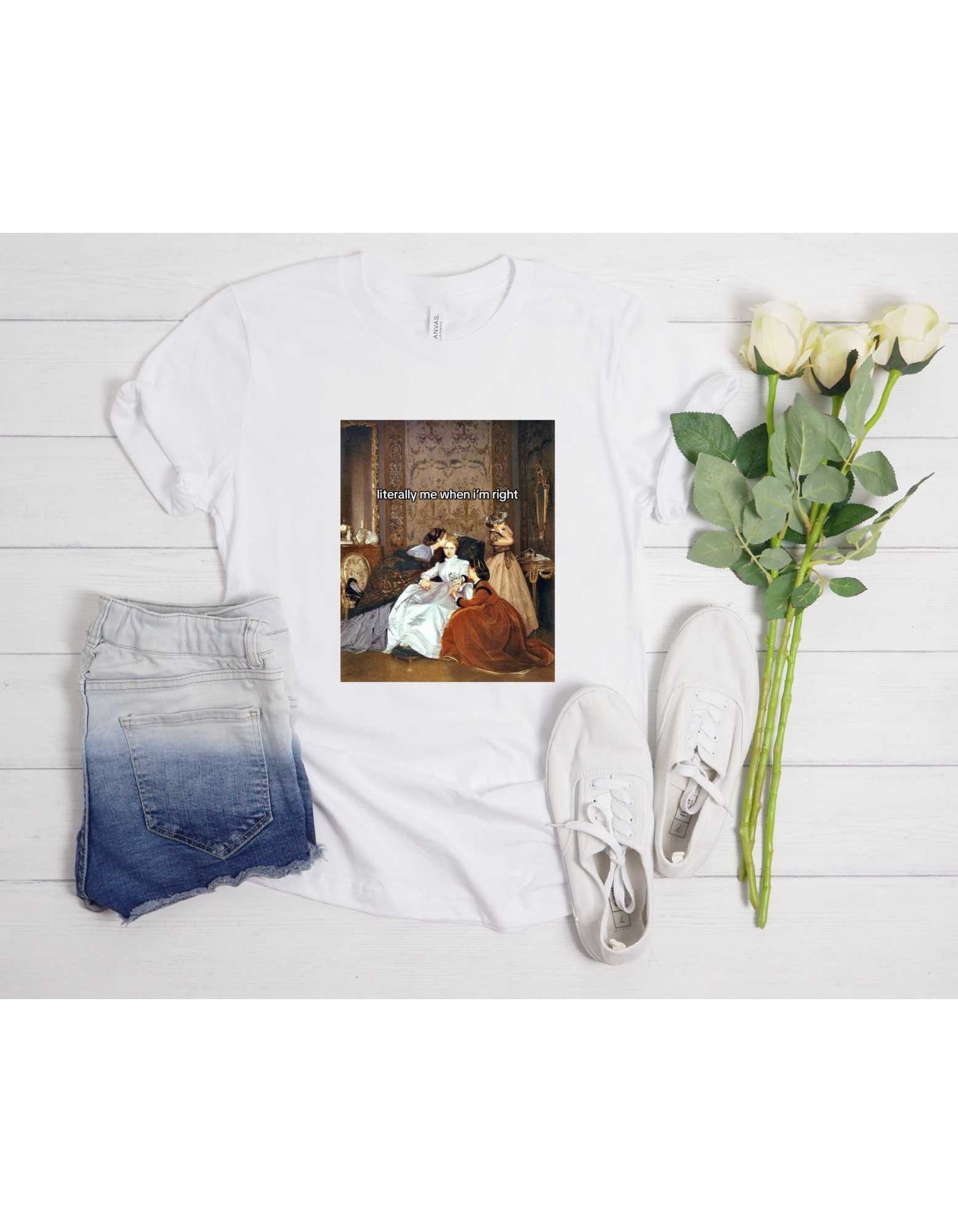 The Reluctant Bride Tshirt print - Historian Shirt - Art Historian Shirt - Cool Design Tshirt