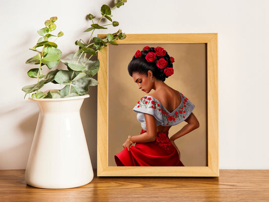 Set of Two Mexican Art Prints Digital Romantic Mariachi Wall Decor Southwestern Modern Art Rustic 2-Panel Mexico Bedroom Decor