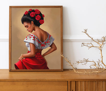 Set of Two Mexican Art Prints Digital Romantic Mariachi Wall Decor Southwestern Modern Art Rustic 2-Panel Mexico Bedroom Decor