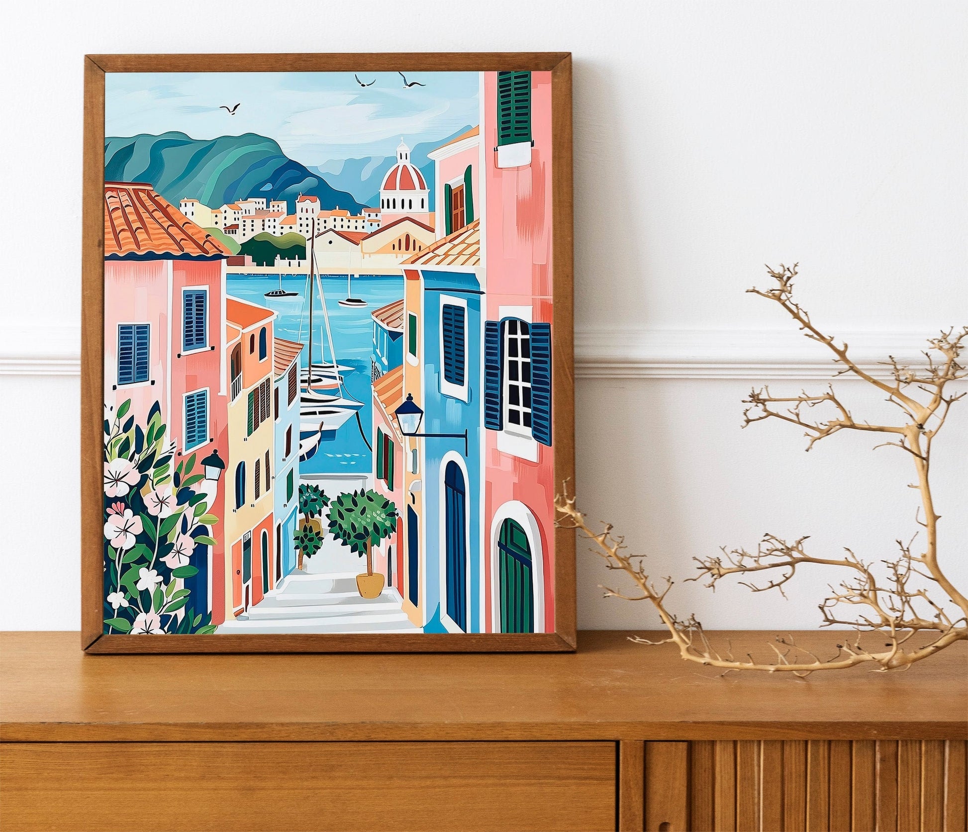 Sadliari Art Print Italy City Wall Art Paris Gift Sadliari Waterways Travel Print Travel Poster Travel Gift Housewarming Decoration