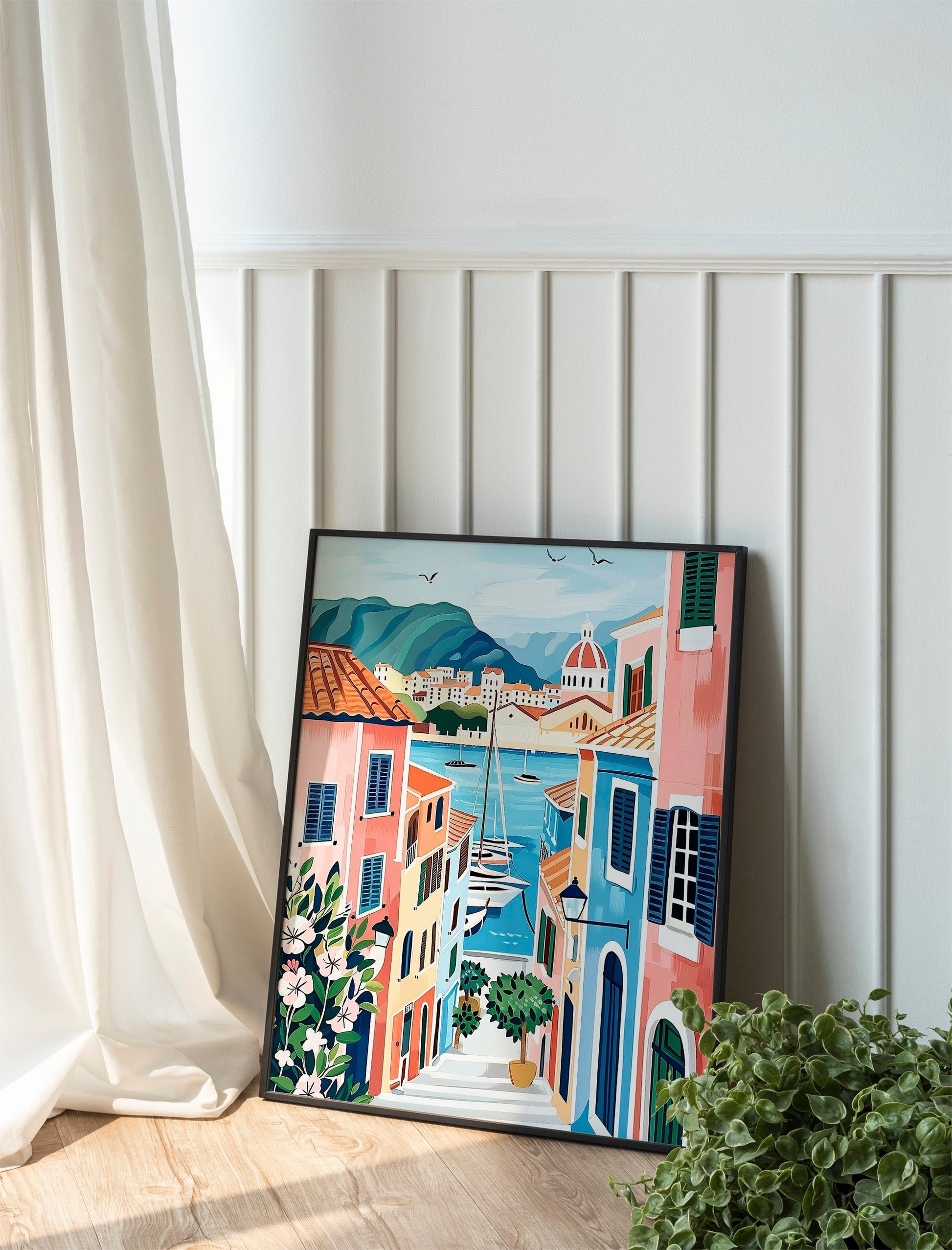 Sadliari Art Print Italy City Wall Art Paris Gift Sadliari Waterways Travel Print Travel Poster Travel Gift Housewarming Decoration