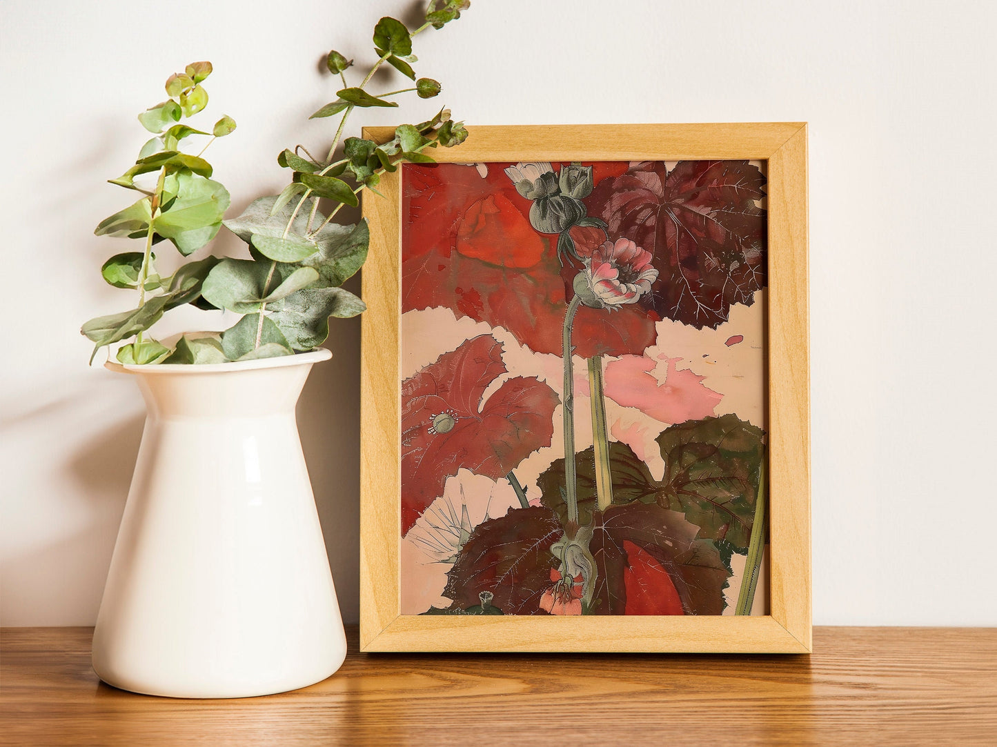 Antique Victorian Botanical Wall Art Oil Painting Abstract Floral Bouquet Printable Grandmillennial Aesthetic Decor