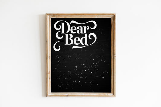 Set of 2 Bedroom Wall Art Prints Dear Bed I Love You Bedroom Wall Decor New Home Gift Housewarming Gift Home Wall Art Prints