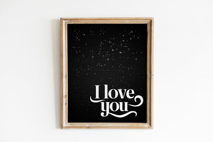 Set of 2 Bedroom Wall Art Prints Dear Bed I Love You Bedroom Wall Decor New Home Gift Housewarming Gift Home Wall Art Prints