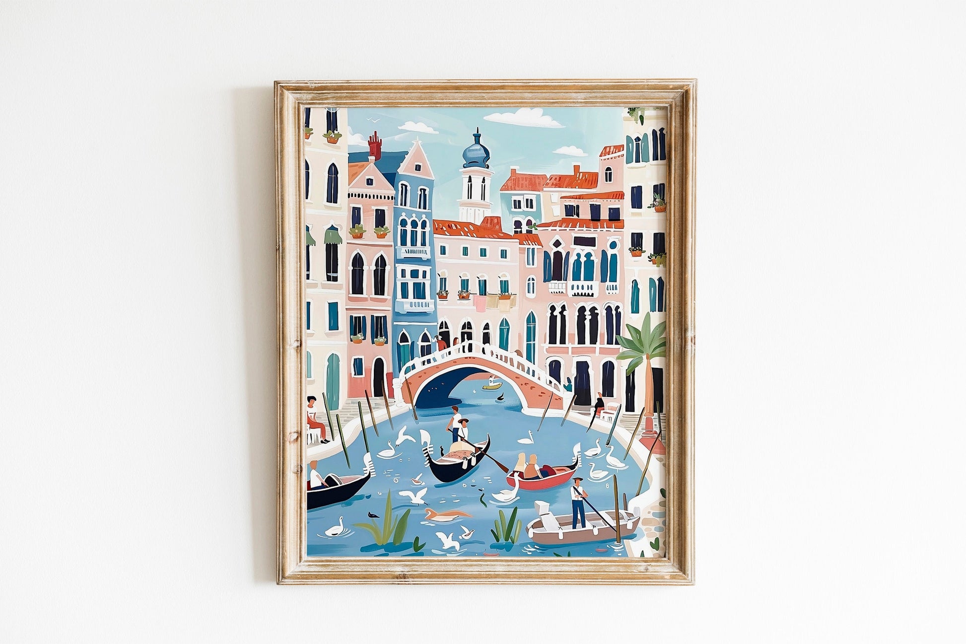 Venice Art Print Italy City Wall Art Venice Waterways Travel Print Travel Poster Travel Gift Housewarming Gift Paris Decoration