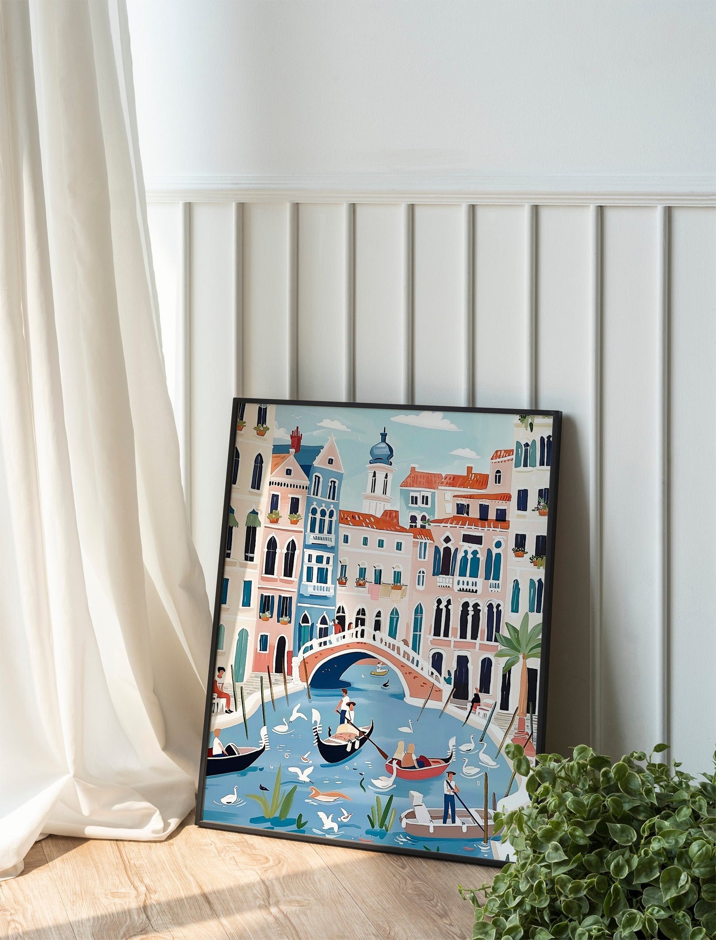 Venice Art Print Italy City Wall Art Venice Waterways Travel Print Travel Poster Travel Gift Housewarming Gift Paris Decoration