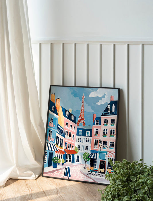 Paris Art Print France Print City Wall Art Paris Gift Eiffel Tower Travel Print Travel Poster Travel Gift Housewarming Gift Decoration