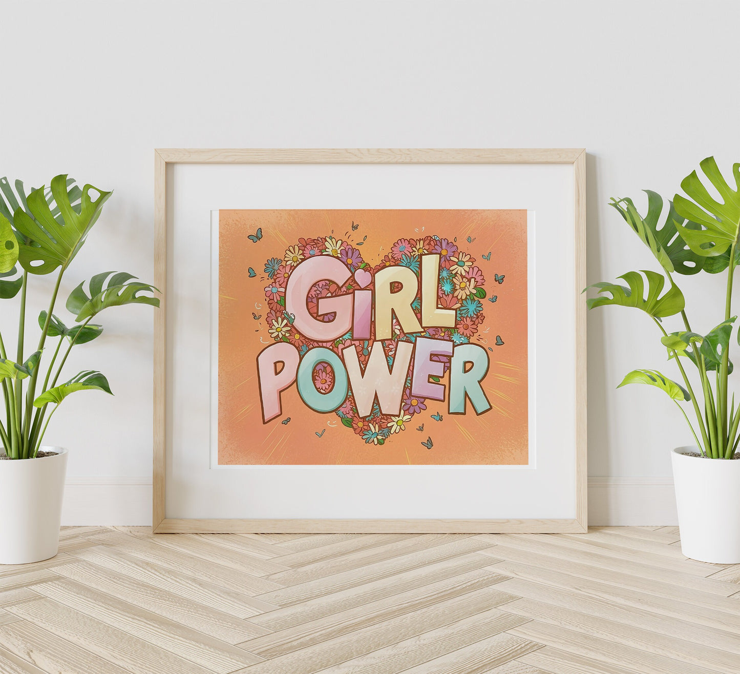 Girl Power Woman Empowerment, Feminism, Woman Encouragement, Encouragement Art Print