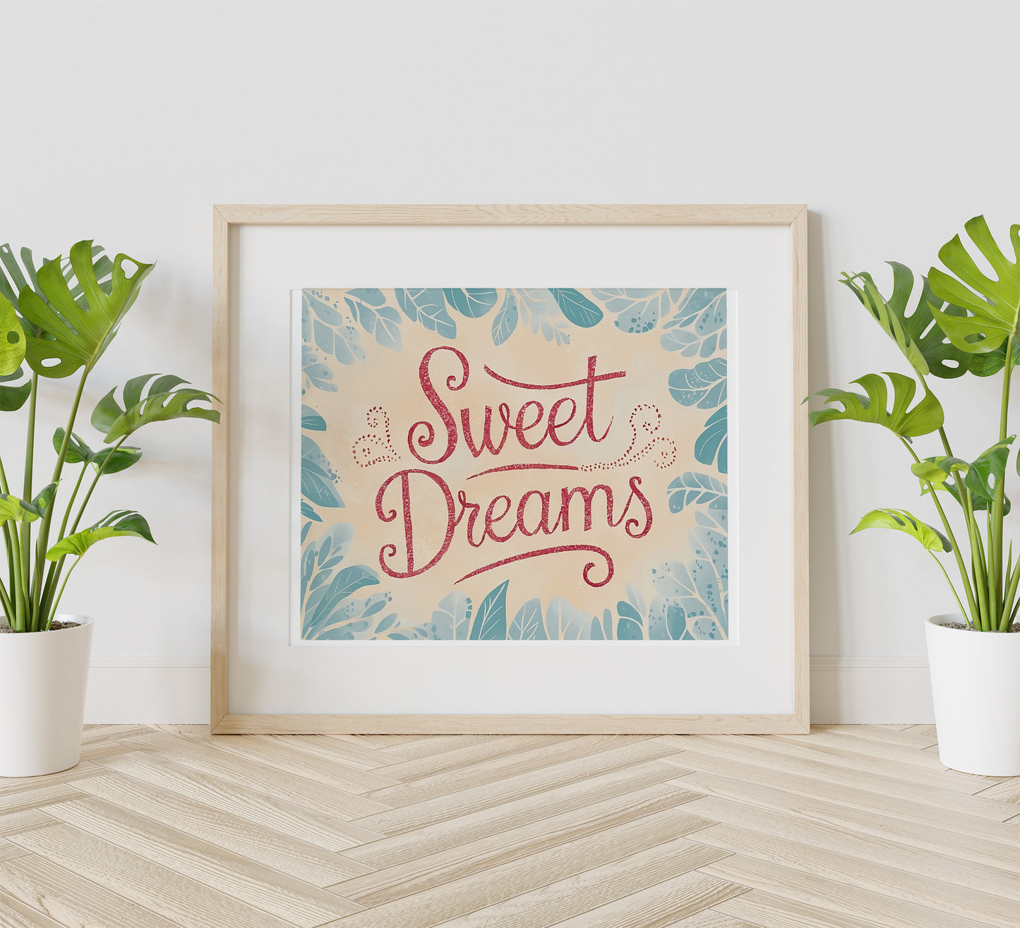 Sweet Dreams Nursery Art, Nursery Decor, Sleep Nursery Art, Minimalist Print or Canvas