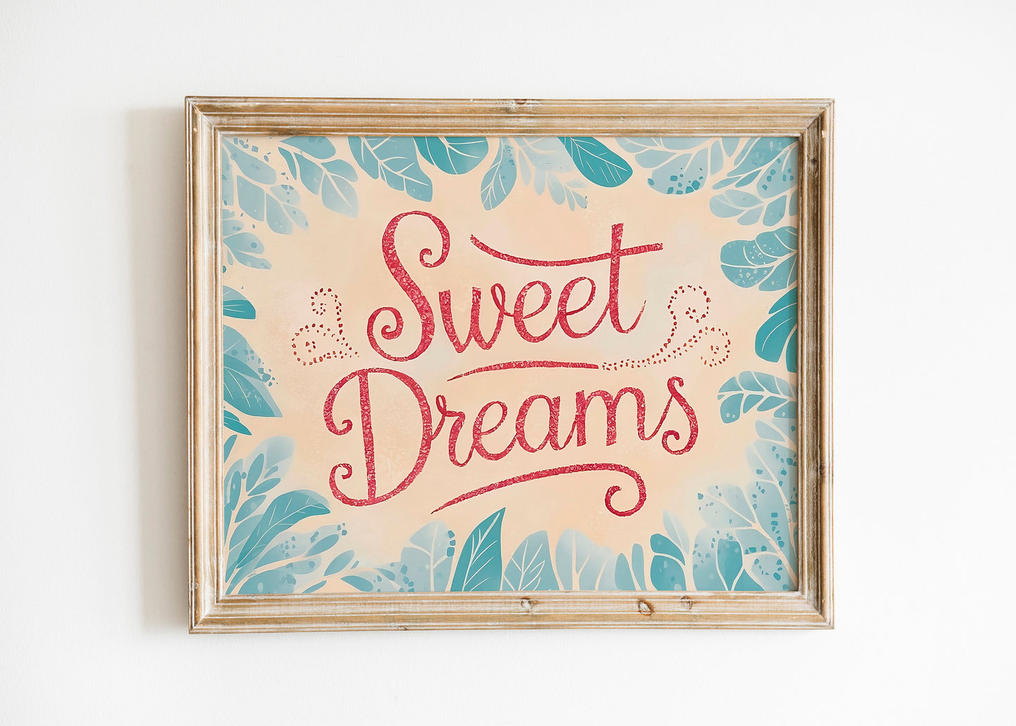 Sweet Dreams Nursery Art, Nursery Decor, Sleep Nursery Art, Minimalist Print or Canvas