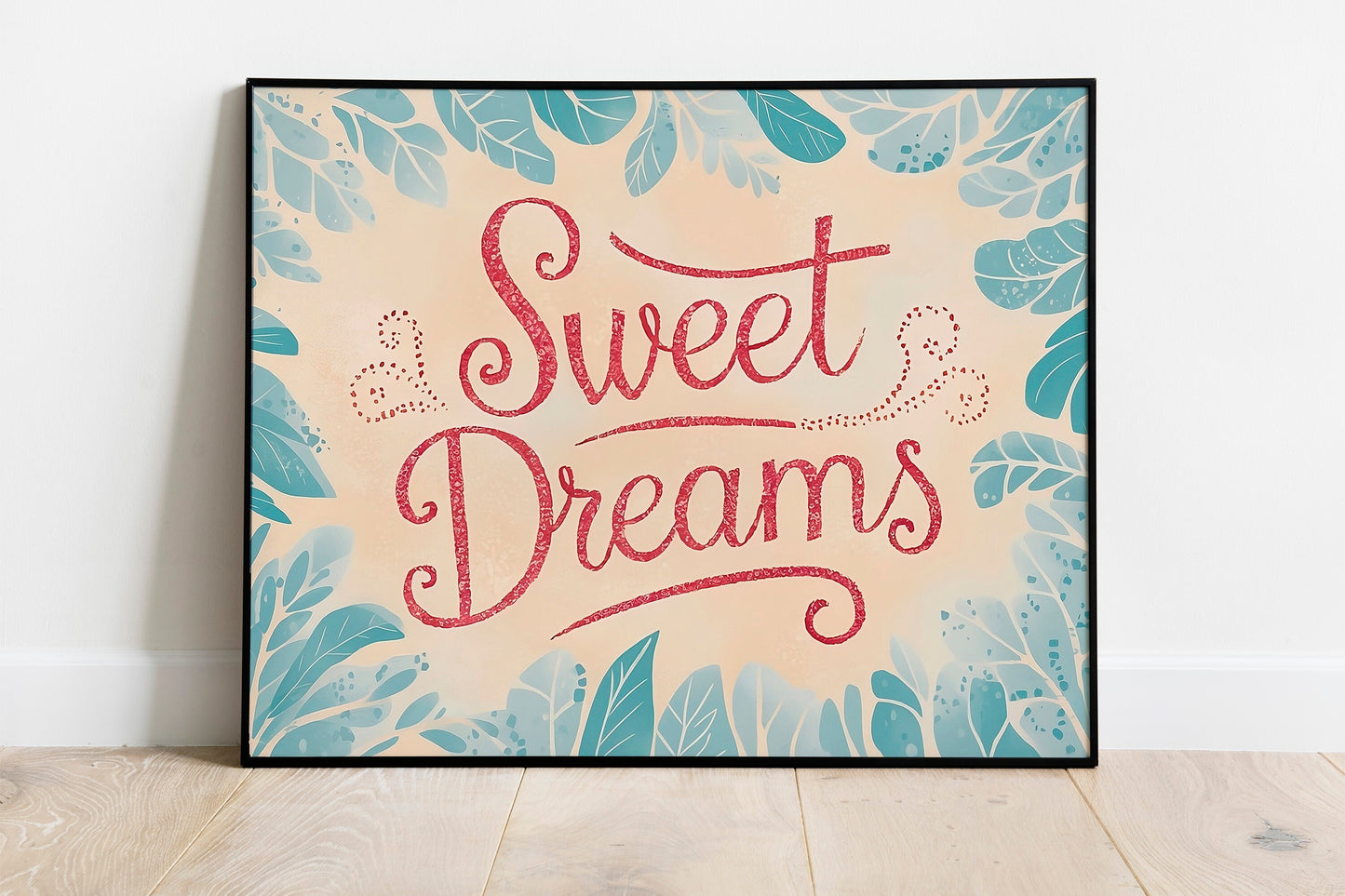 Sweet Dreams Nursery Art, Nursery Decor, Sleep Nursery Art, Minimalist Print or Canvas