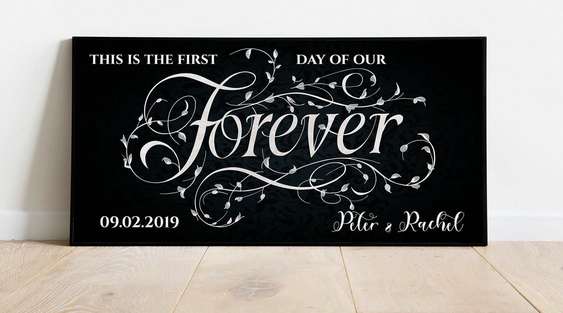 Always and Forever Sign Rustic Master Bedroom Decor Above Bed Wall Decor Newlywed Gift Bedroom Wall Art Anniversary Gift for Her
