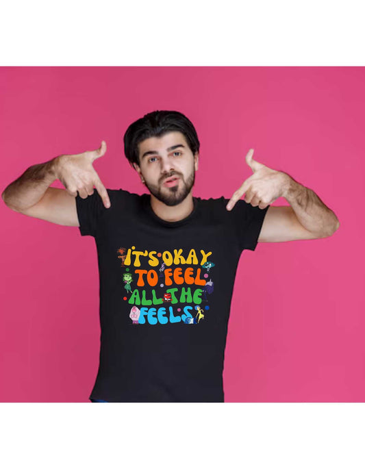 Disney Inside Out It's Okay To Feel All The Feels Shirt - Disney Every Day Is Full Of Emotions - Mental Health shirt