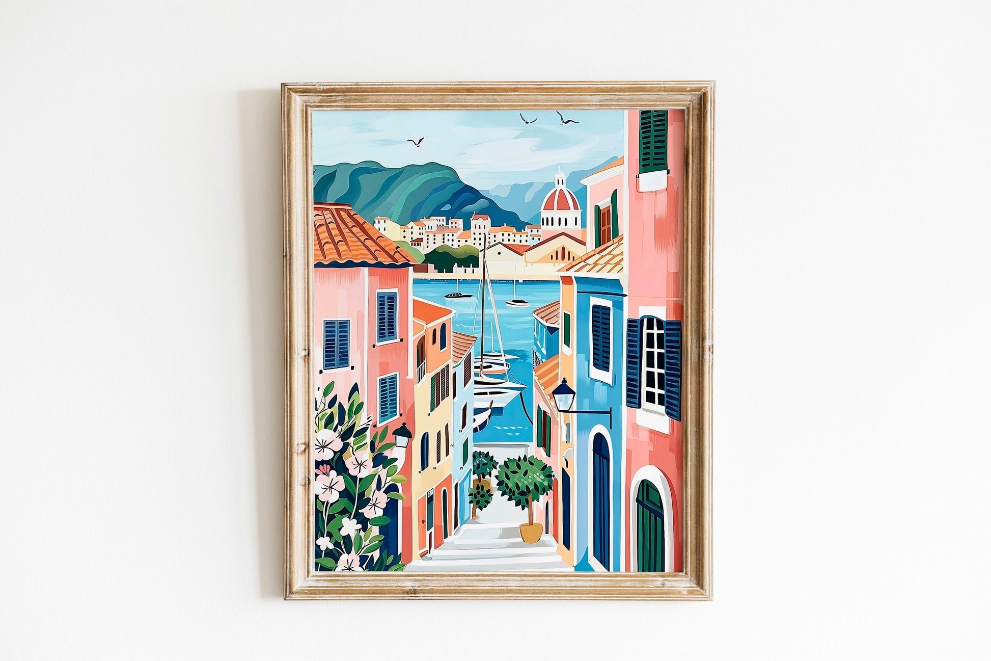 Sadliari Art Print Italy City Wall Art Paris Gift Sadliari Waterways Travel Print Travel Poster Travel Gift Housewarming Decoration