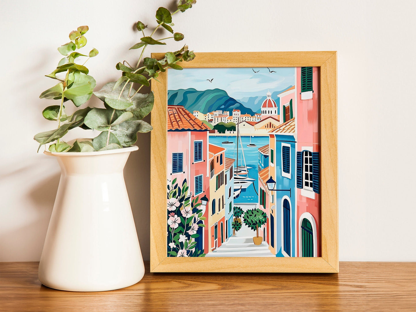 Sadliari Art Print Italy City Wall Art Paris Gift Sadliari Waterways Travel Print Travel Poster Travel Gift Housewarming Decoration