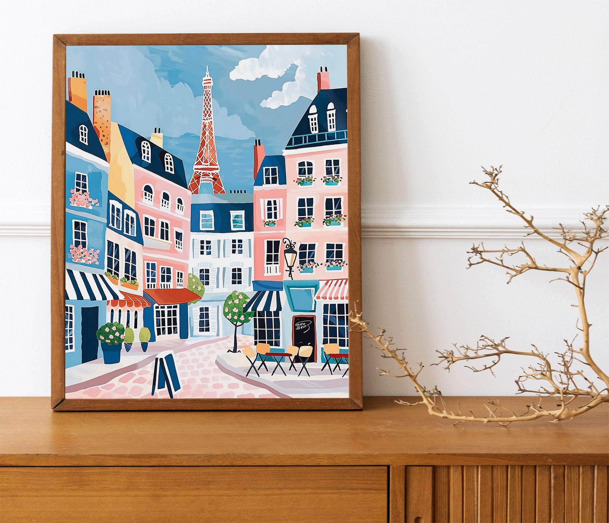 Paris Art Print France Print City Wall Art Paris Gift Eiffel Tower Travel Print Travel Poster Travel Gift Housewarming Gift Decoration