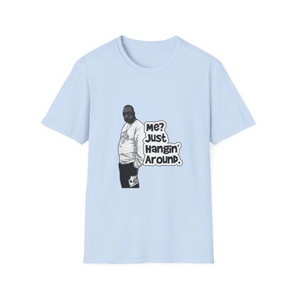 Beetlejuice Me? Just Hanging Around T-Shirt, Funny Beetlejuice Shirt, Viral T-Shirt, Meme Shirt, Funny Meme Tee, Just Hanging Around Shirt