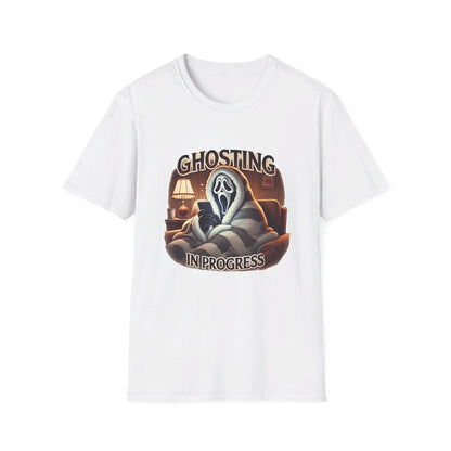 Ghost Face Ghosting in Progress T-Shirt, Funny Halloween Shirt, Viral T-Shirt, Funny Halloween T-Shirt, Ghost Face Shirt, Scream Movie Funny