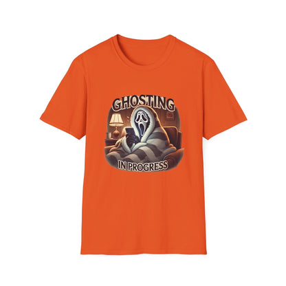 Ghost Face Ghosting in Progress T-Shirt, Funny Halloween Shirt, Viral T-Shirt, Funny Halloween T-Shirt, Ghost Face Shirt, Scream Movie Funny