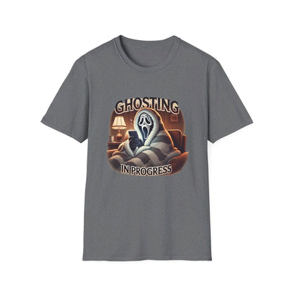 Ghost Face Ghosting in Progress T-Shirt, Funny Halloween Shirt, Viral T-Shirt, Funny Halloween T-Shirt, Ghost Face Shirt, Scream Movie Funny