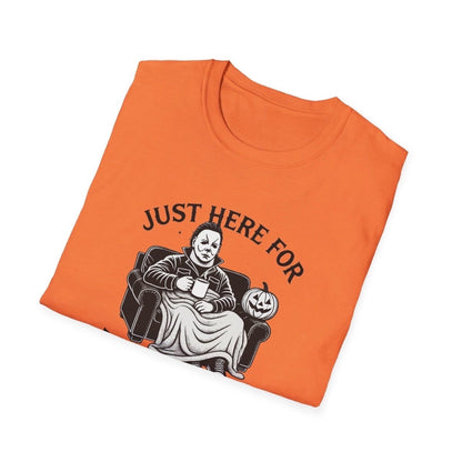 Jason Voorhees Just Here for the Boos T-Shirt, Funny Halloween Shirt, Viral T-Shirt, Funny Halloween T-Shirt, Jason Shirt, Friday the 13th