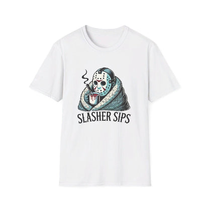 Jason Voorhees Slasher Sips funny Halloween t-shirt