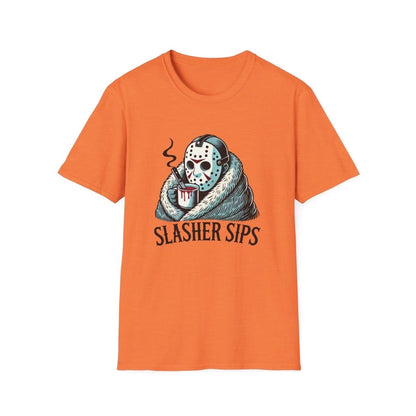 Jason Voorhees Slasher Sips funny Halloween t-shirt