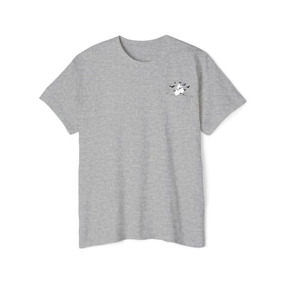 Ghosts and Bats Flying Out of Pocket T-Shirt, Cute Halloween Shirt, Viral T-Shirt, Shirt with Pocket, Cute Ghosts Shirt, Halloween Tee