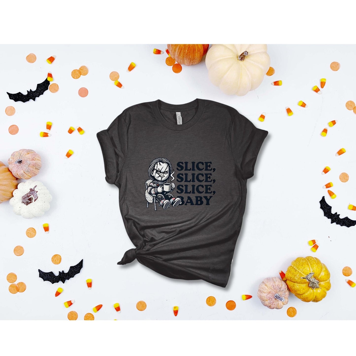Chucky Slice Slice Baby - Funny Halloween T-Shirt - Childs Play Shirt - Chucky Doll Shirt - unny Halloween Shirt