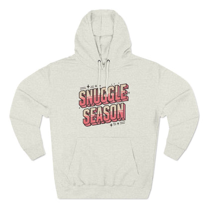 Snuggle Season Three-Panel Fleece Hoodie, Viral T-Shirt, Cute Winter Wear, Cute Christmas Hoodie Sweater, Christmas Shirt, Vintage Hoodie