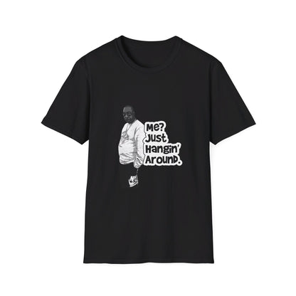 Beetlejuice Me? Just Hanging Around T-Shirt, Funny Beetlejuice Shirt, Viral T-Shirt, Meme Shirt, Funny Meme Tee, Just Hanging Around Shirt