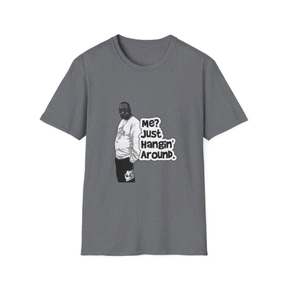 Beetlejuice Me? Just Hanging Around T-Shirt, Funny Beetlejuice Shirt, Viral T-Shirt, Meme Shirt, Funny Meme Tee, Just Hanging Around Shirt